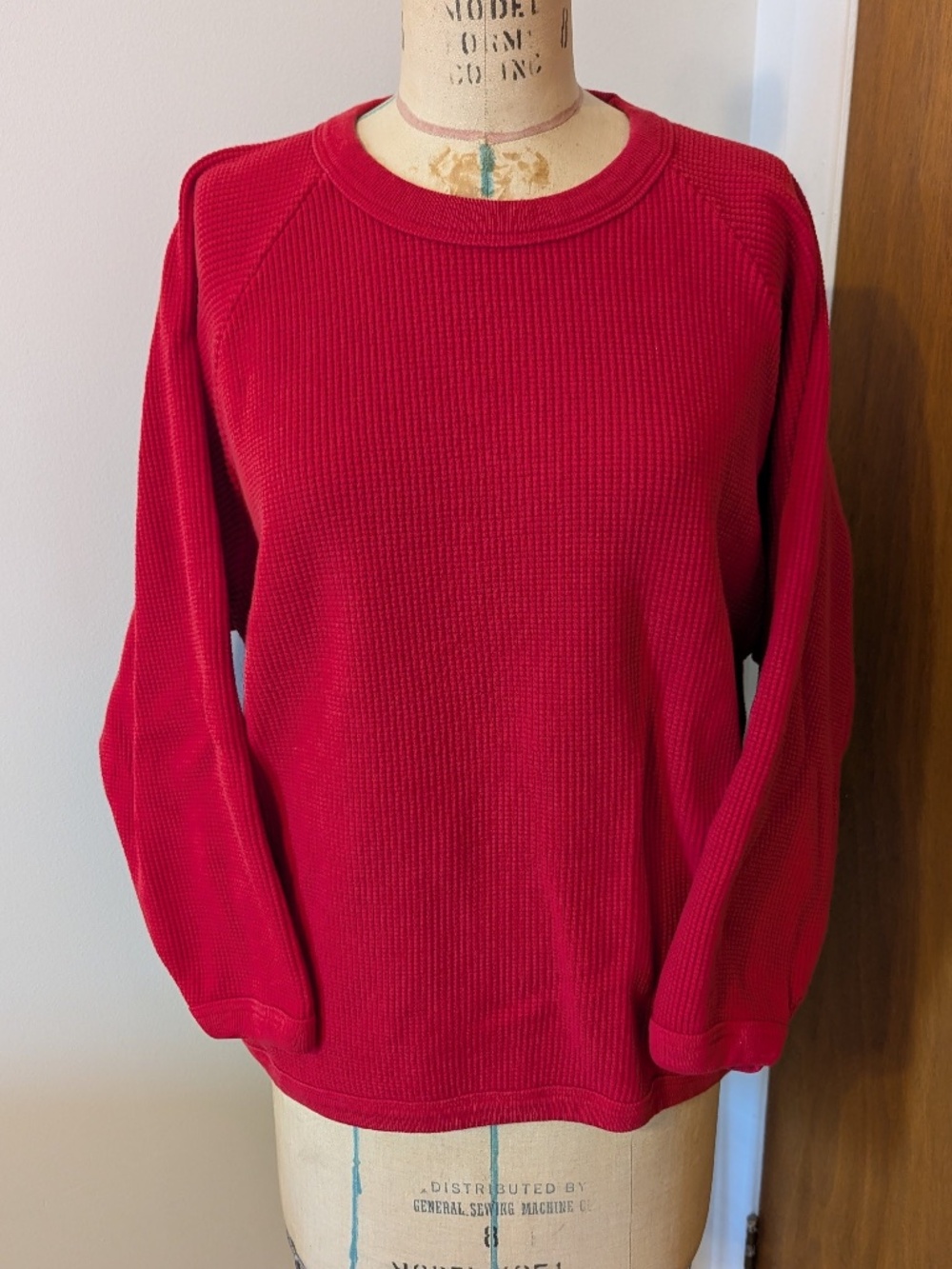 Vintage ''Au Coton'' heavy thermal shirt